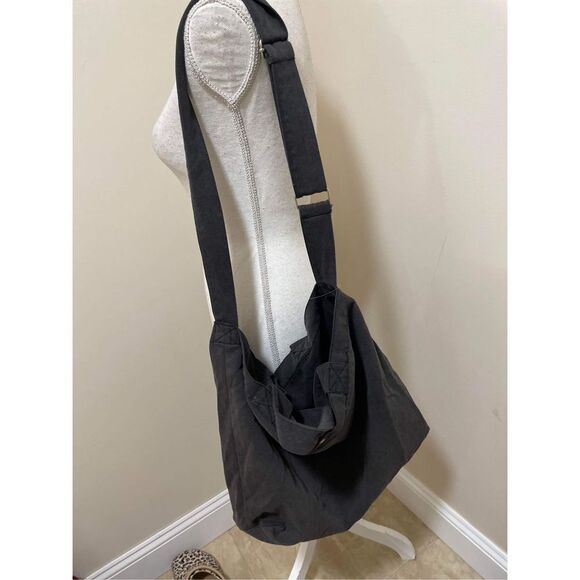 New Maurices Canvas Dark Gray Crossbody/Tote - Picture 5 of 7